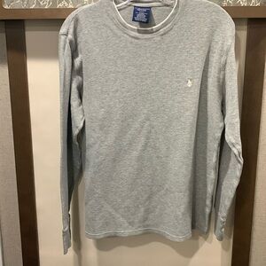Polo Ralph Lauren Men’s sleepwear Top Size Medium long sleeve Gray perfect Cond